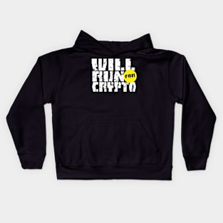 Will Run For Crypto Kids Hoodie